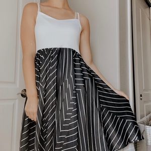 Black and White Dress